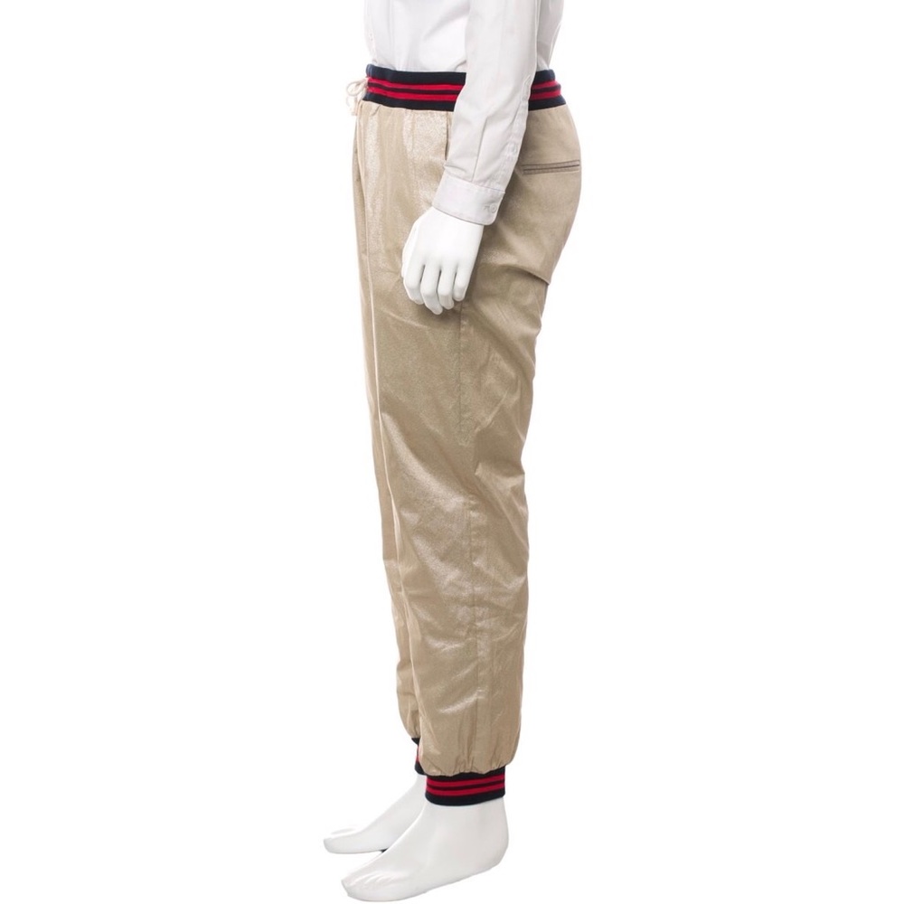 Band of Outsiders metallic gold joggers - Picture 2 of 7